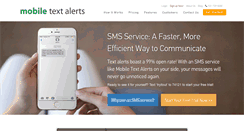 Desktop Screenshot of mobile-text-alerts.com