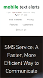 Mobile Screenshot of mobile-text-alerts.com